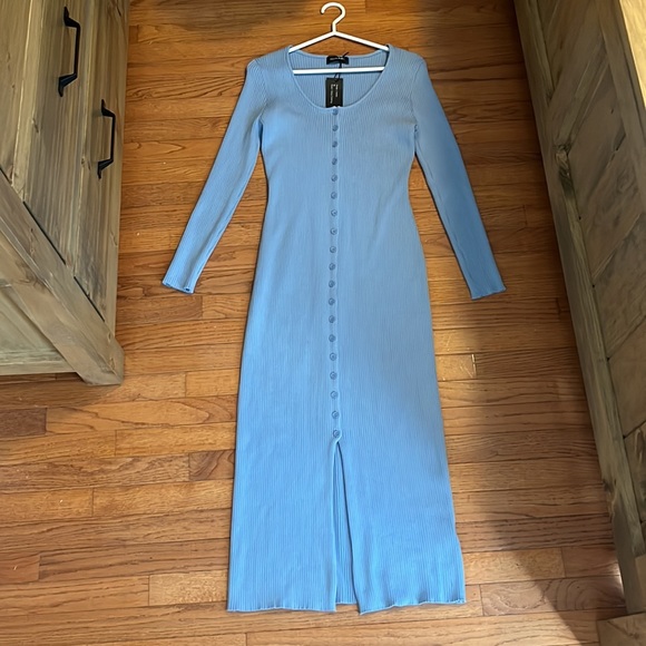 NWT Freda Marie thick long sleeve ribbed dress - Picture 1 of 7